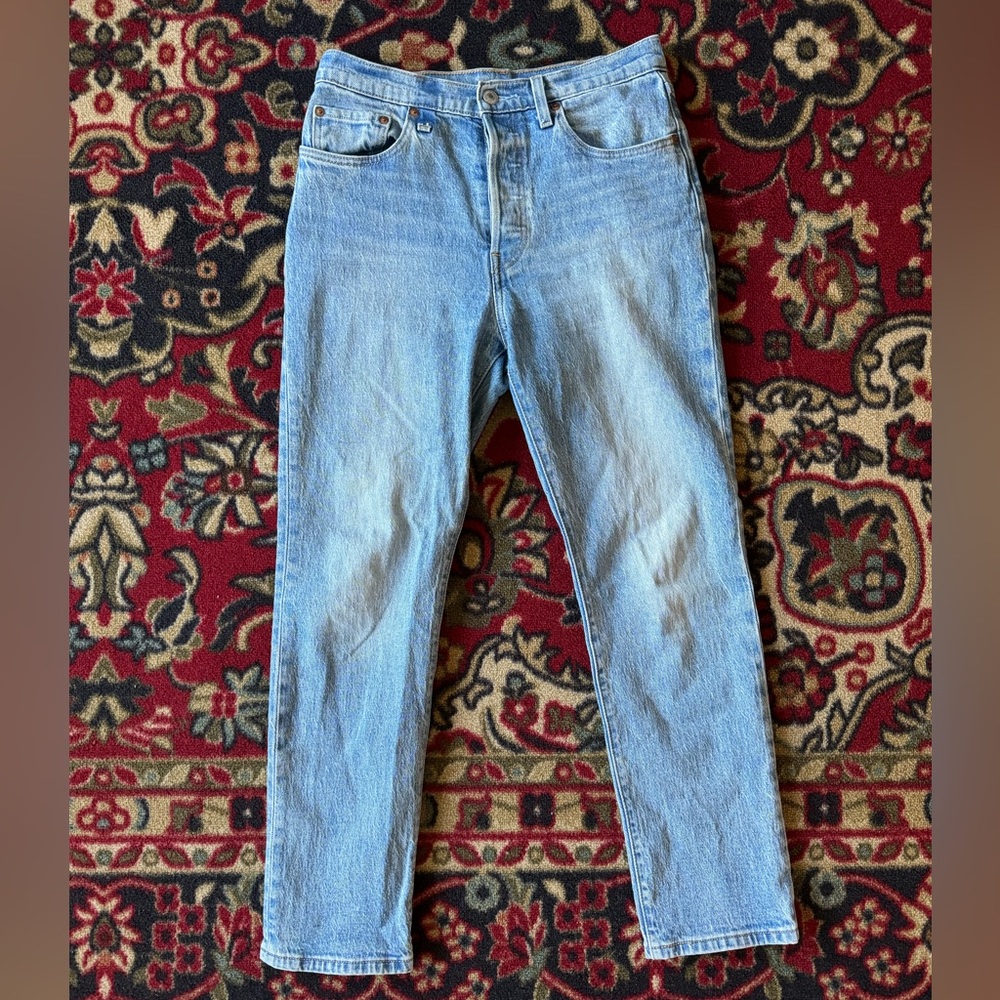 LEVIS 501 WOMENS LIGHT WASH